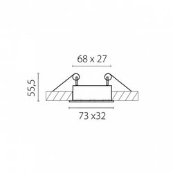 Встраиваемый светильник Lightstar Guarda 080146