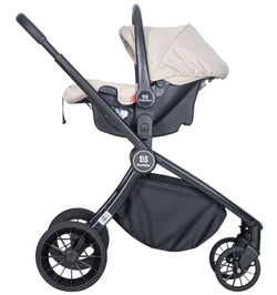 Детская коляска Farfello Baby Shell 3 в 1 2024 кофейный