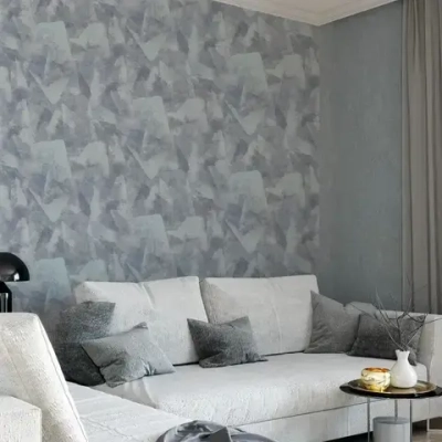 Обои флизелиновые синие 1.06 м Абстрактный, практичный