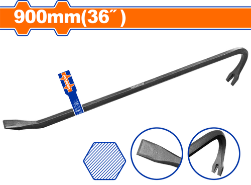 Лом-гвоздодер 900 мм (6/12) WADFOW WQB1390