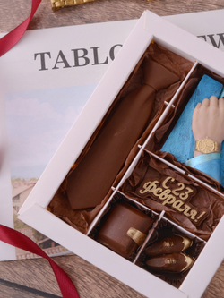 Набор "С 23 февраля" с галстуком