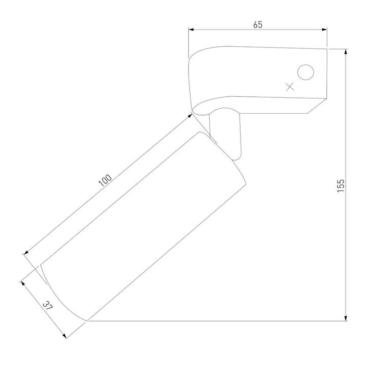 Светодиодный спот Eurosvet Pitch 20143/1 LED титан