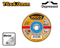 Круг зачистной 76х4.0х10мм INGCO MCD30276