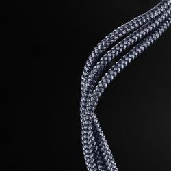 Кабель в тканевой оплетке длина 200см (2м) с разъемом USB-A на Lightning с быстрой зарядкой PD 12W от Duzzona, серия A7 Cable