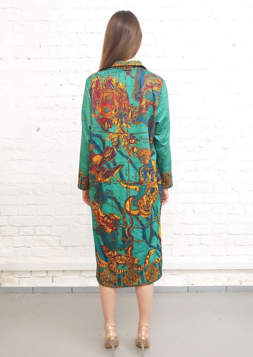 Платье "Звездный атлас", по мотивам карт из атласа звездного неба «Globi coelestis»