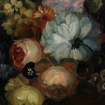 Старинная картина «Натюрморт»