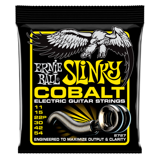 Струны для электрогитары ERNIE BALL 2727 Cobalt Slinky Beefy 11-54