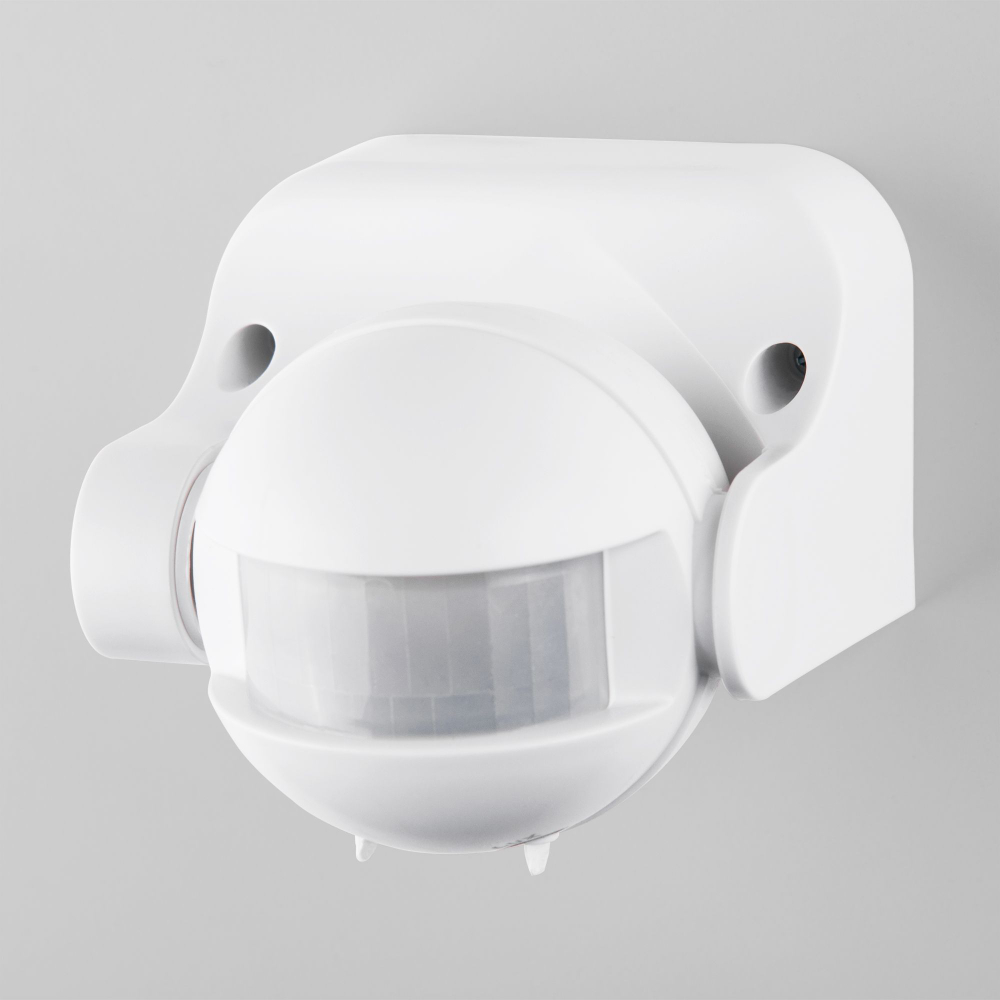 Инфракрасный датчик движения 12м 1200W 180° IP44 SNS-M-08
