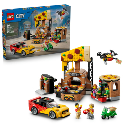 Конструктор LEGO City 60496 Доставка пиццы с транспортными средствами — фото 1