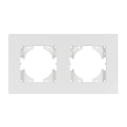 Рамка пластиковая FRM-PERIO-PL-2-WH (Arlight, -) 049750