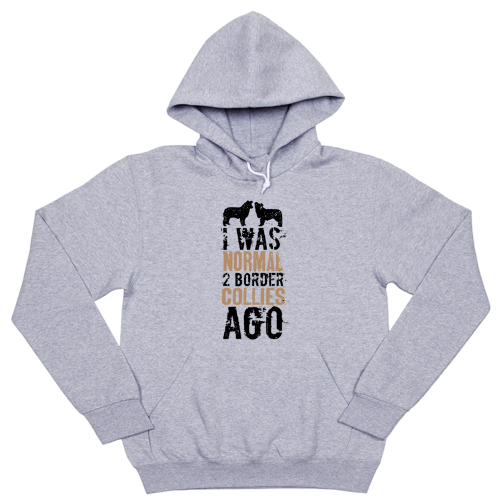Толстовка "2 Бордер Колли назад"