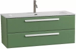 Тумба с раковиной Cezares ECO-CER-N 120 ECO-CER-N-1200-2C-SO-PS-P фисташковый софт