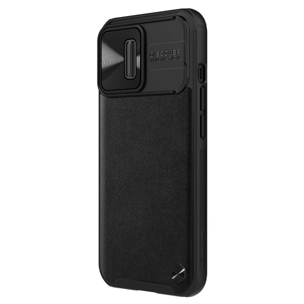 Противоударный чехол Nillkin CAMSHIELD Leather Case с защитой камеры для iPhone 13 Pro