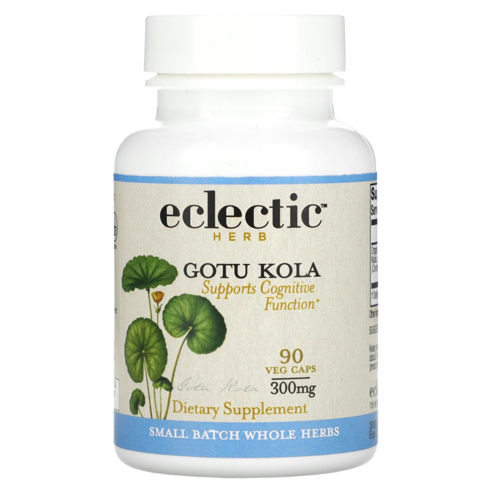 Eclectic Herb, готу кола, 300 мг, 90 растительных капсул