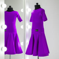 Standart 2-01-05-A | Рейтинговое платье для спортивных бальных танцев | Vasileva Dance