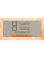 Рамка для постера и фотографий 25x50