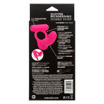 Розовая вибронасадка для двойного проникновения California Exotic Novelties Silicone Rechargeable Double Diver SE-1844-15-3