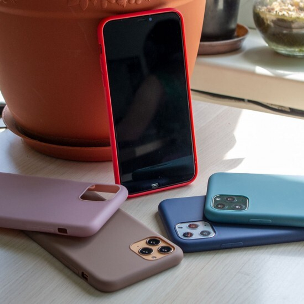 Чехол ТПУ для iPhone 11 Pro Max, 011010 Сиреневый