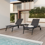 Шезлонг Ideal Patio ВИРТУ карбон