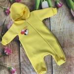 Комбинезон с капюшоном Модель: 19-1 (фн) АртТема (ИП Лахитова И.И.) (Цвет: Синий, Размер: 68)