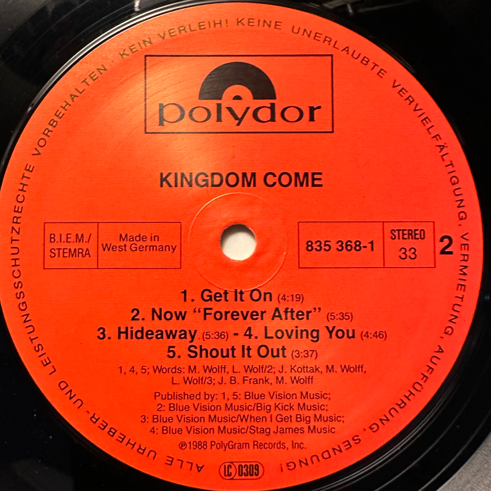 Kingdom Come- Kingdom Come (Германия 1988г.)