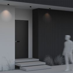 Уличный потолочный светодиодный светильник Maytoni   O498CL-L7B3K