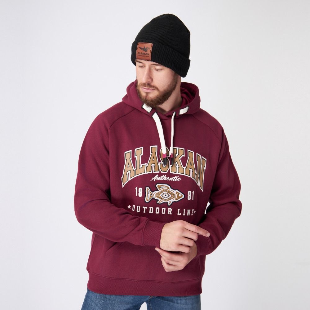 Толстовка Alaskan Promo Hoodie Claret XXXL