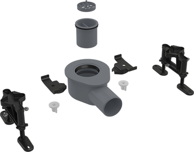 Низкий cифон DN50 и комплект регулируемых ног Alca Plast APZ-S9
