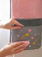 Кармашки для детского сада, на липучке. Балерина с объёмной юбкой