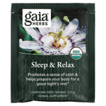 Gaia Herbs, травяной чай, для сна и расслабления, без кофеина, 16 чайных пакетиков, 27,2 г (0,96 унции)