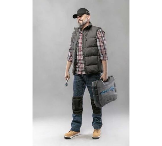 Жилет утепленный графитовый WIED Ripstop Högert, арт. HT5K243