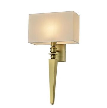 Бра 1*E14 7721/A brass без абажуров латунь Newport