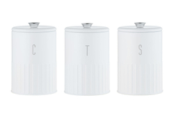 Набор банок для сыпучих продуктов 3шт 1.45л Maxwell&Williams Astor белый