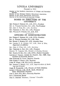 Arts & Sciences Bulletin. 1949-50 | New Orleans