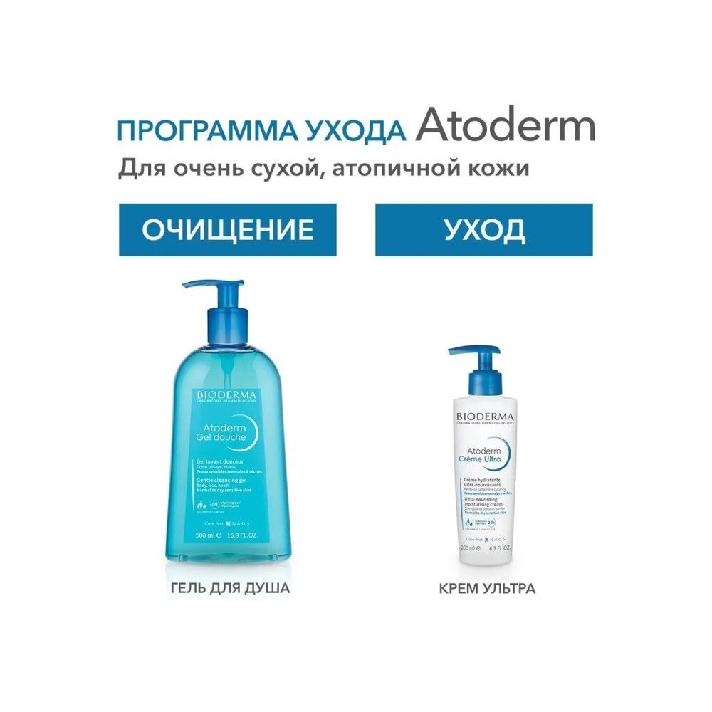 Bioderma Atoderm Crème Ultra Крем Ультра, 200 мл