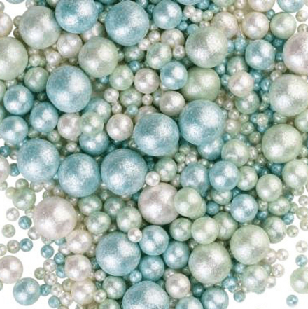 Драже зерновое в шоколадной глазури Блеск МИКС НЕЖНЫЙ №1 (лазурь/мята/белоснежный) (807)