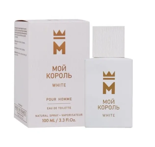Туалетная вода для мужчин "МОЙ КОРОЛЬ WHITE" 100мл Россия