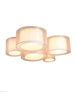 Накладной светильник 5*E27 V11398-5C хром/белый Massa Moderli