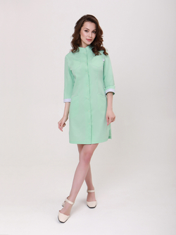 Медицинский халат женский с рукавом 3/4 MediS Х-224/2