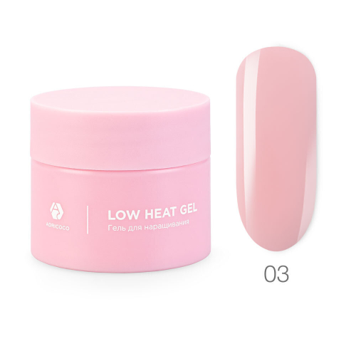 Низкотемпературный однофазный гель ADRICOCO Low heat №03 нежная роза (15мл)