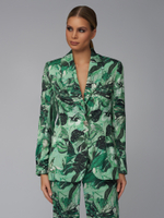 Зелёный пижамный костюм