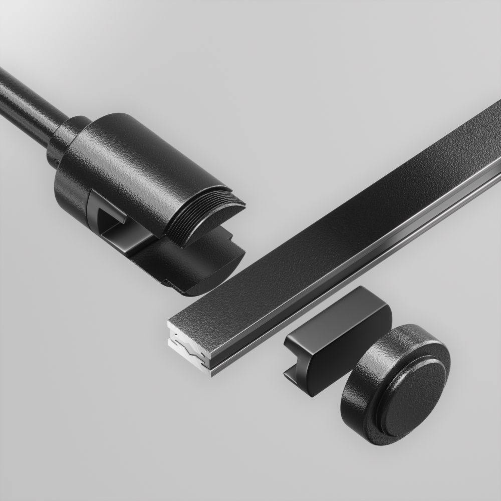 Крепление настенное одинарное удлиненное Maytoni   TRA155CW-SL1-B