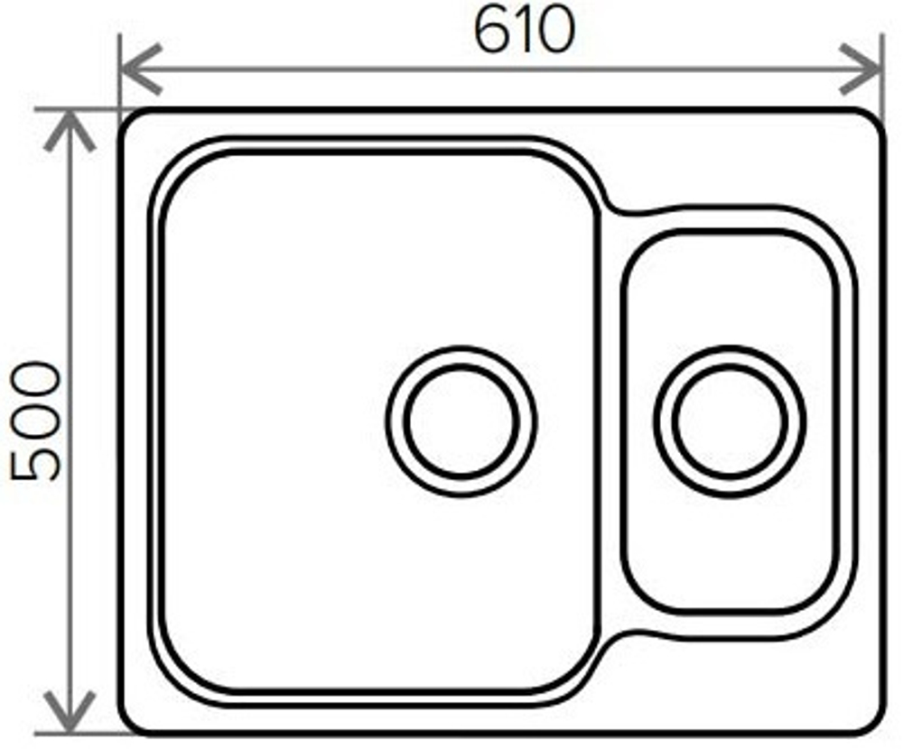 Мойка POLYGRAN F-09 белый хлопок №36