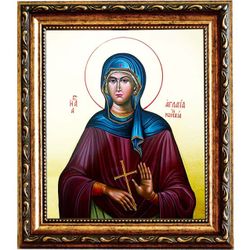 Аглаида Римская праведная. Икона на холсте.