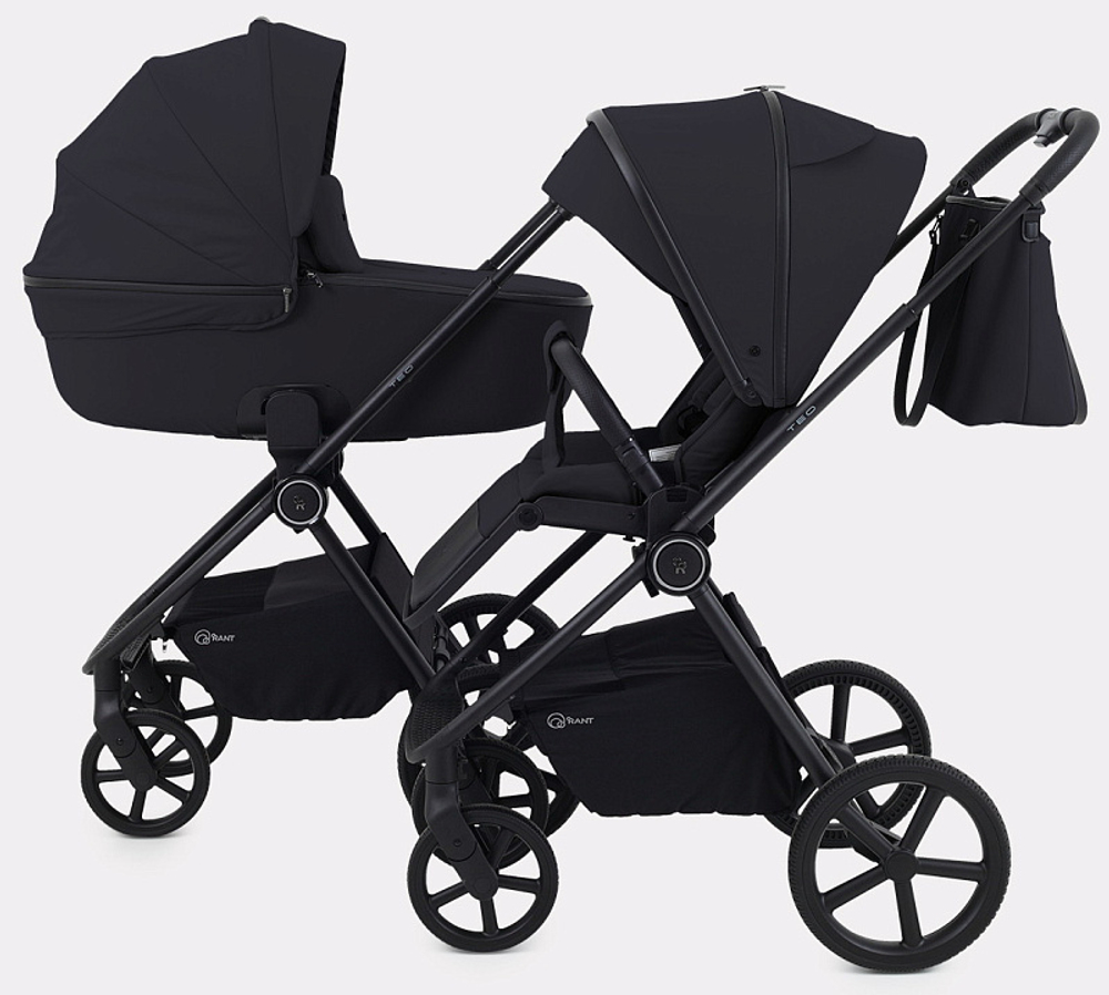 Детская коляска Rant Teo 3 в 1 Black
