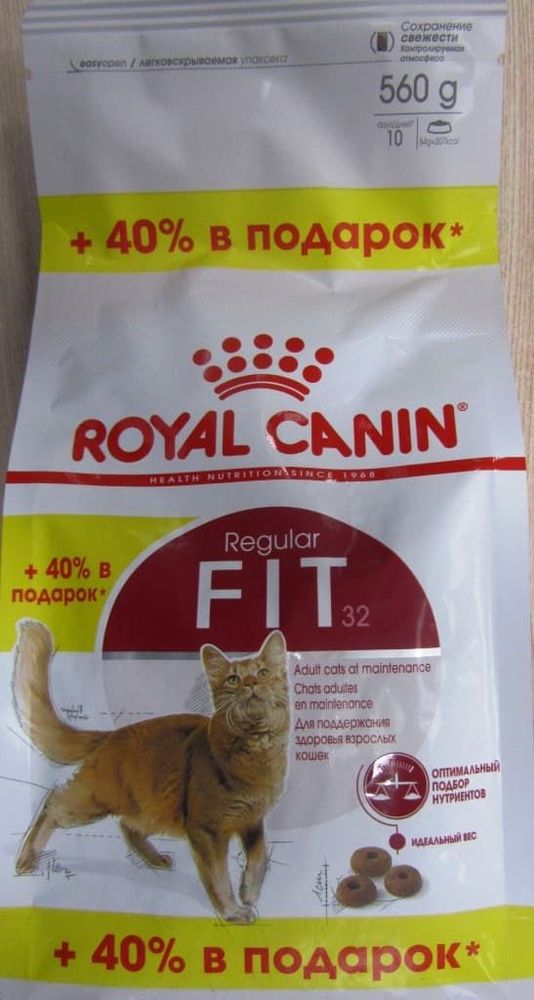Royal Canin Fit 32 Корм д/кошек (400г + 85г)