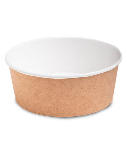 OSQ Упаковка Round Bowl крафт 1300 БЕЗ КРЫШКИ (1/35/210)