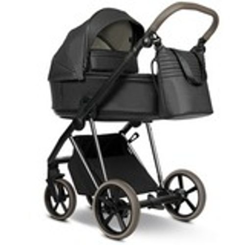 Roan Коляска 2 в 1 Sol Leather Woodland Gray Nickel Cappuccino