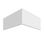 Плинтус Ultrawood арт. Base 1212 i (2000 x 120 x 12 мм.)