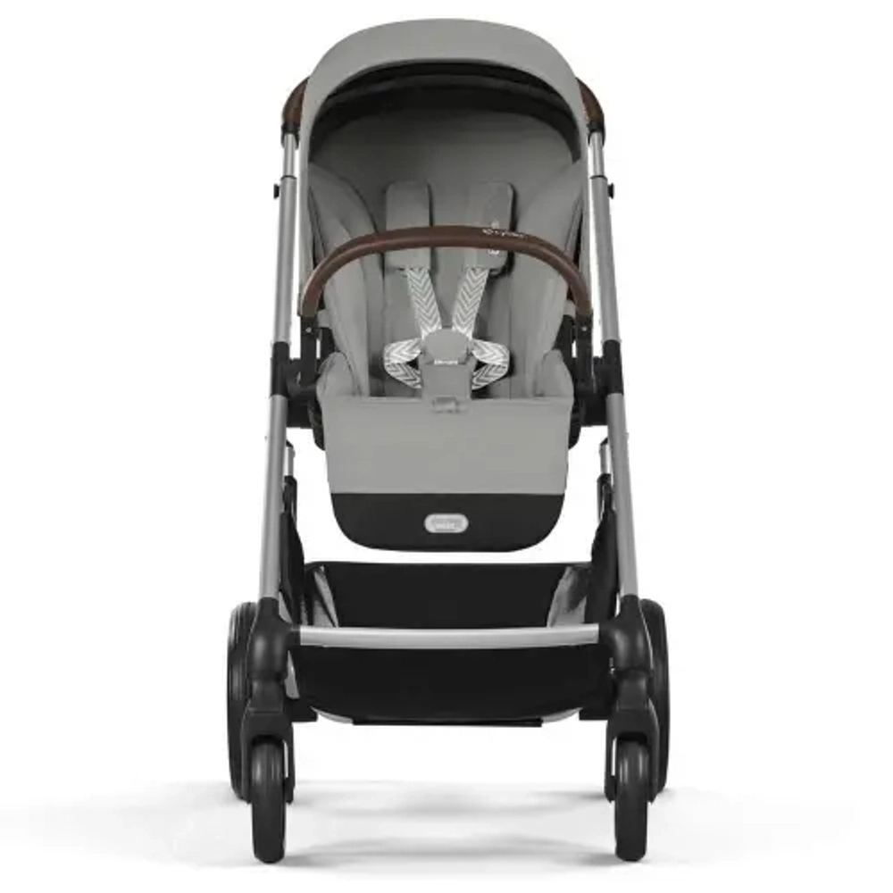 Коляска 2 в 1 Cybex Balios S Lux SLV 2025 (с дождевиками), Stone Grey